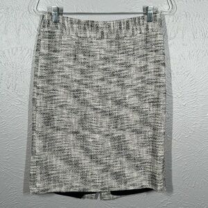 Banana Republic Black & White Pencil Mini Skirt Women's Size 6